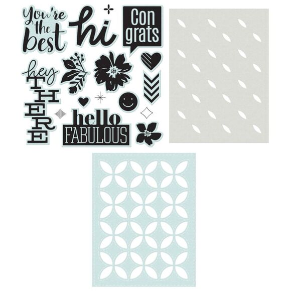 Close To My Heart Bundle Circle Lattice Background Thin CutsCC9229 CC9226